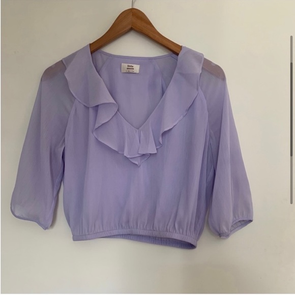 Aritzia Little Moon Rosemary Blouse NWOT - Picture 5 of 7